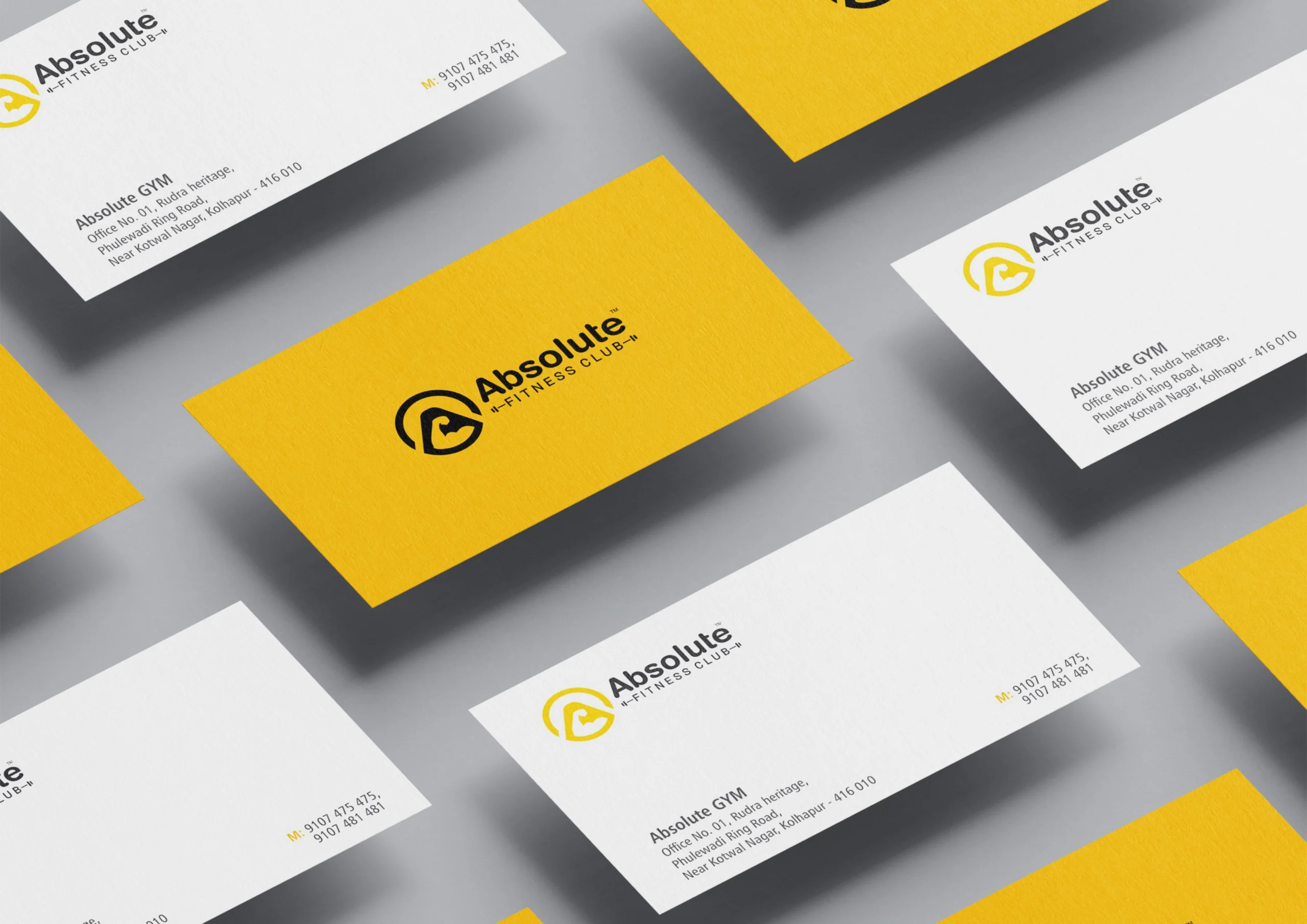 creative business card mockup for brand identity