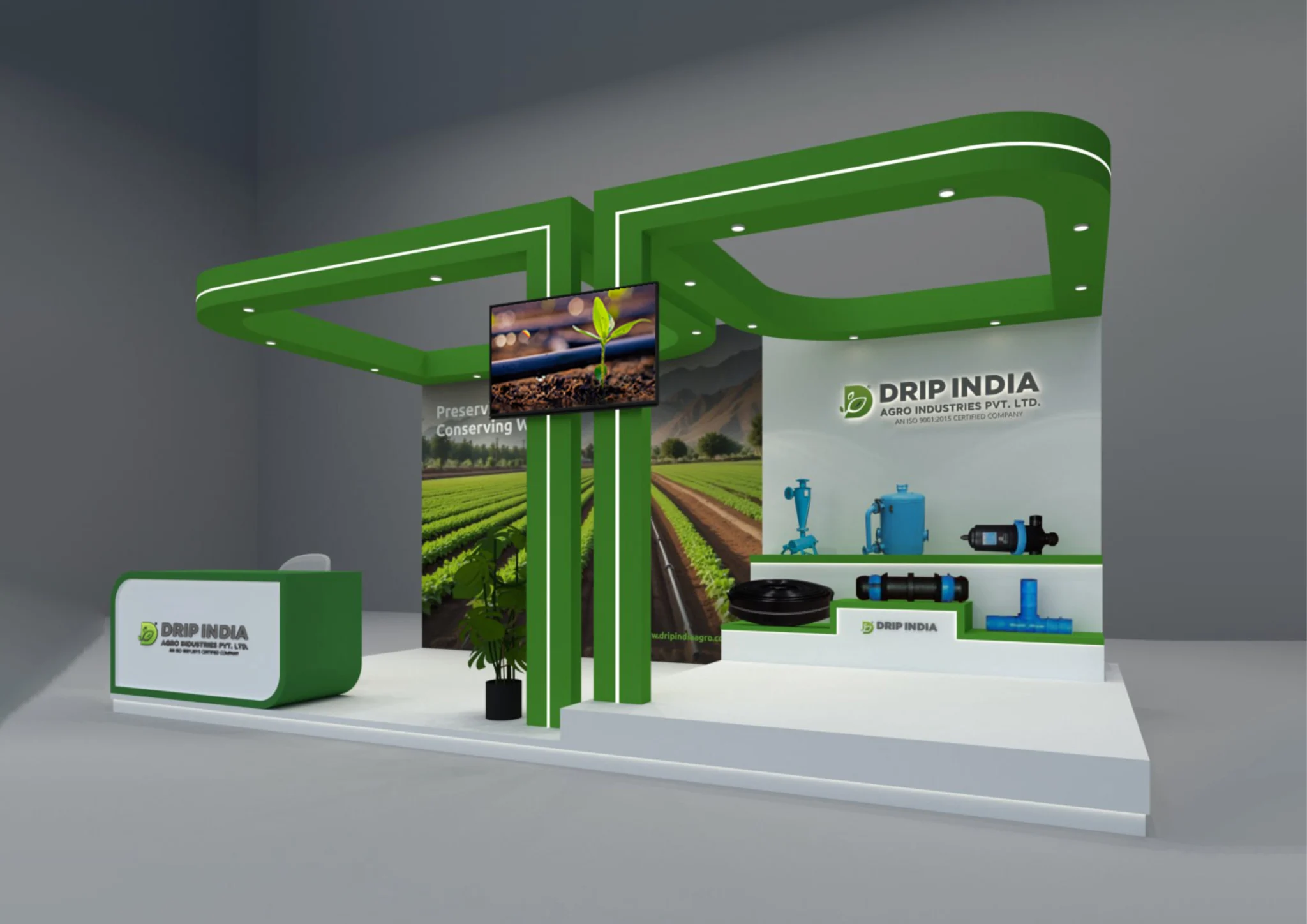 print media design portfolio exhibition stall