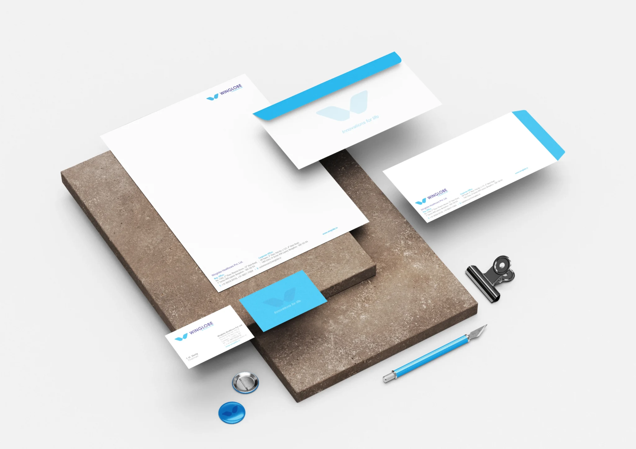 Brand Identity Design Portfolio — Corporate Stationery